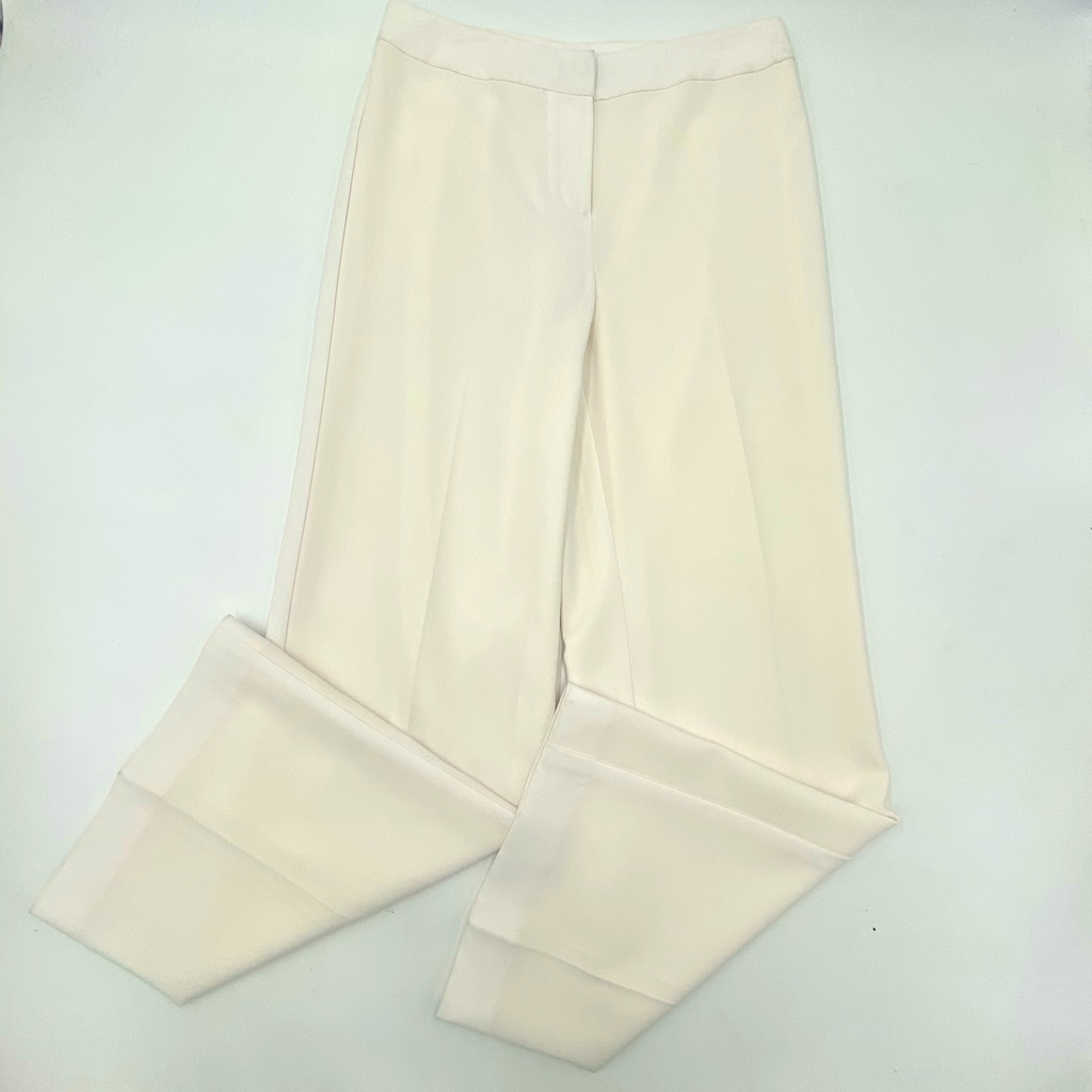 St John White Slacks Trouser Pant Size 4